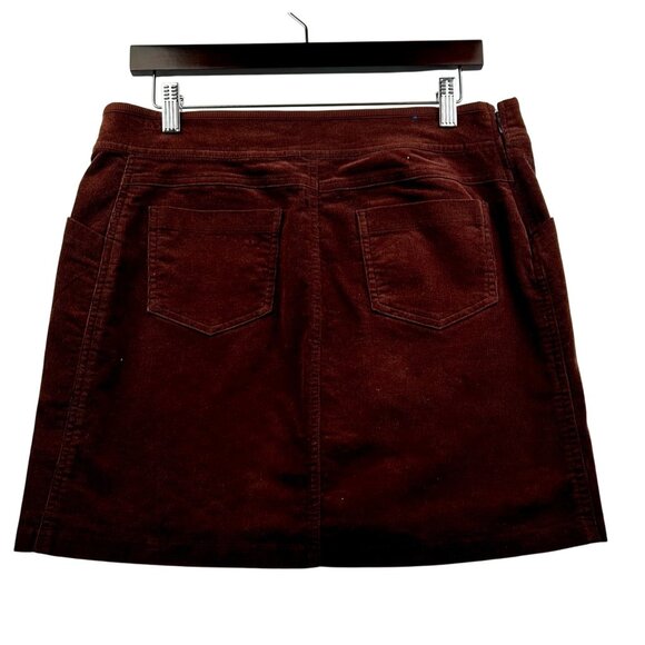 KÜHL Strova Brown Stretch Corduroy Skirt Outdoor Adventurewear Sz 10 - Picture 3 of 9